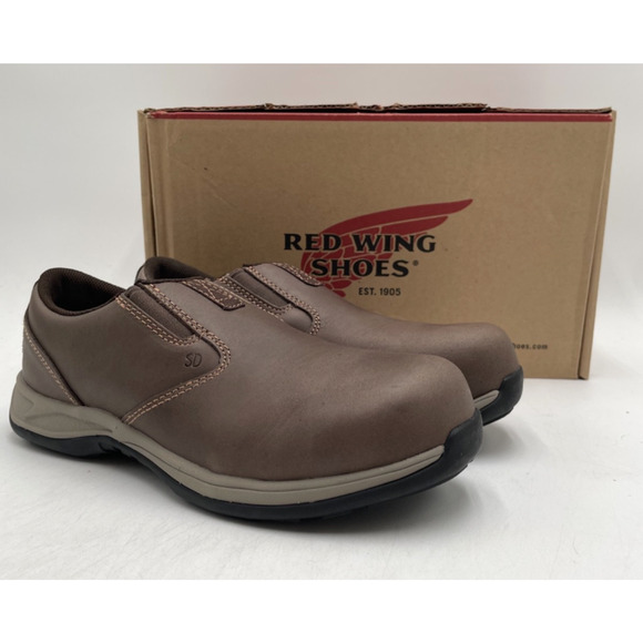 Red Wing Shoes Style 2308 Women's NWD Slip-On Shoe Brown US Size 6 W - Picture 1 of 12